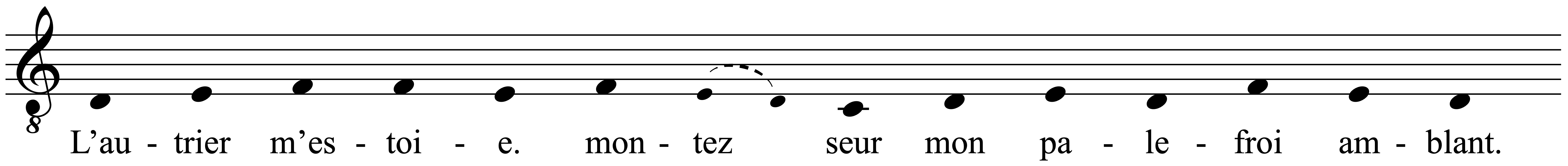 Work musical notation